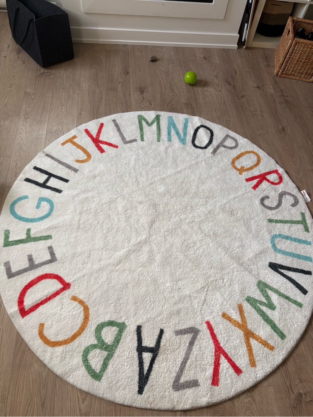 5FT Round ABC Alphabet Kids Playroom Rug – Great Condition